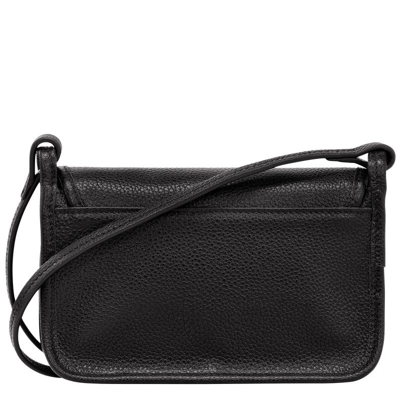 Bolsas Hombro long champ Le FoulonnÉ XS Clutch Leather Mujer Negras | COFD7398