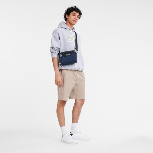 Bolsas Hombro long champ Le Pliage Energy S Camera Recycled canvas Hombre Azul Marino | COSG8829