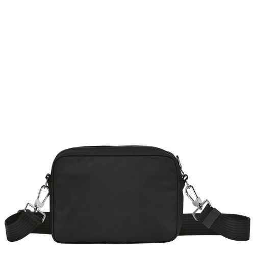 Bolsas Hombro long champ Le Pliage Energy S Camera Recycled canvas Mujer Negras | COMQ7463