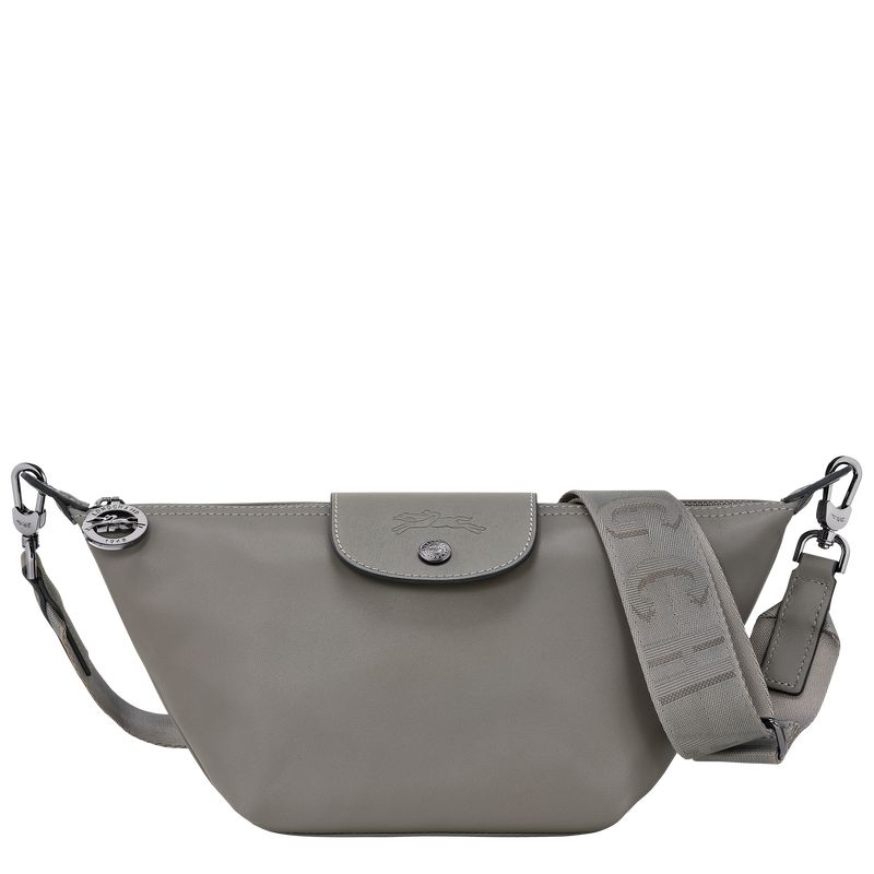 Bolsas Hombro long champ Le Pliage Xtra XS Leather Mujer Turtledove | COVR7414