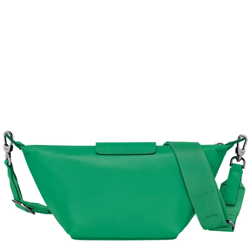 Bolsas Hombro long champ Le Pliage Xtra XS Leather Mujer Verde | COZU7417