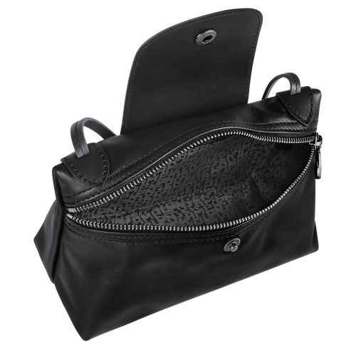 Bolsas Hombro long champ Le Pliage Xtra XS Leather Mujer Negras | CONW7464