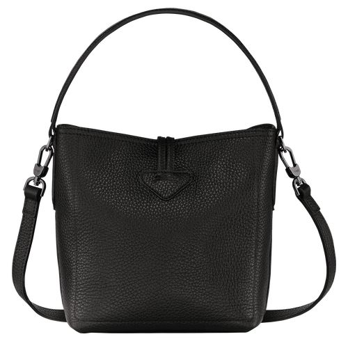 Bolsas Hombro long champ Le Roseau Essential XS Bucket Leather Mujer Negras | COZU7469