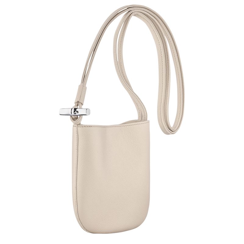 Bolsas Hombro long champ Le Roseau S Leather Mujer Paper | COEB7439