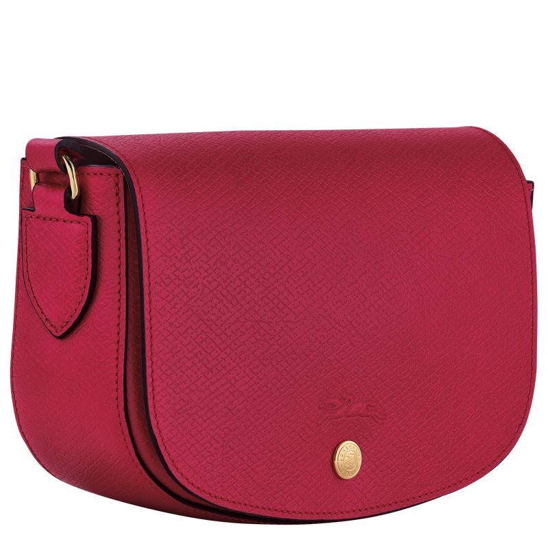 Bolsas Hombro long champ Épure S Leather Mujer Magenta | COJP7420