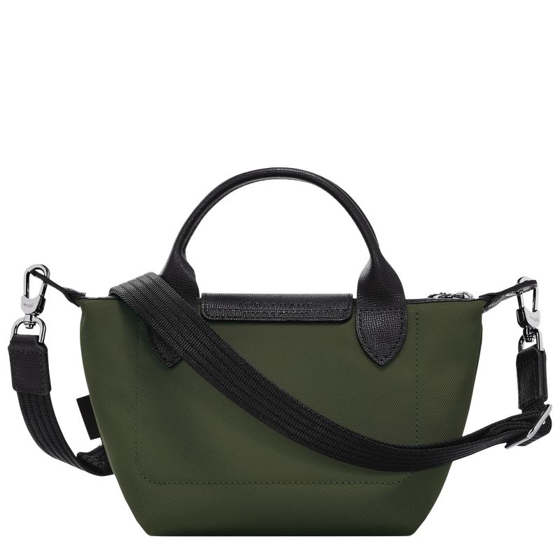 Bolsas Mini long champ Le Pliage Energy XS Handbag Recycled canvas Mujer Kaki | COAH7083