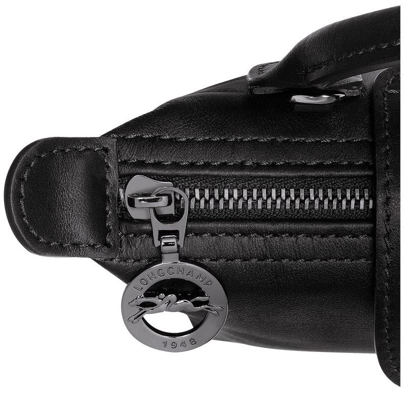 Bolsas Mini long champ Le Pliage Xtra XS Pouch Leather Mujer Negras | COHA7109