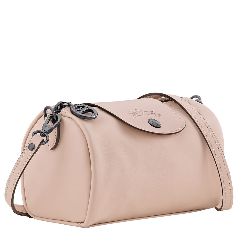 Bolsas Mini long champ Le Pliage Xtra XS Crossbody Leather Mujer Nude | COFD7111