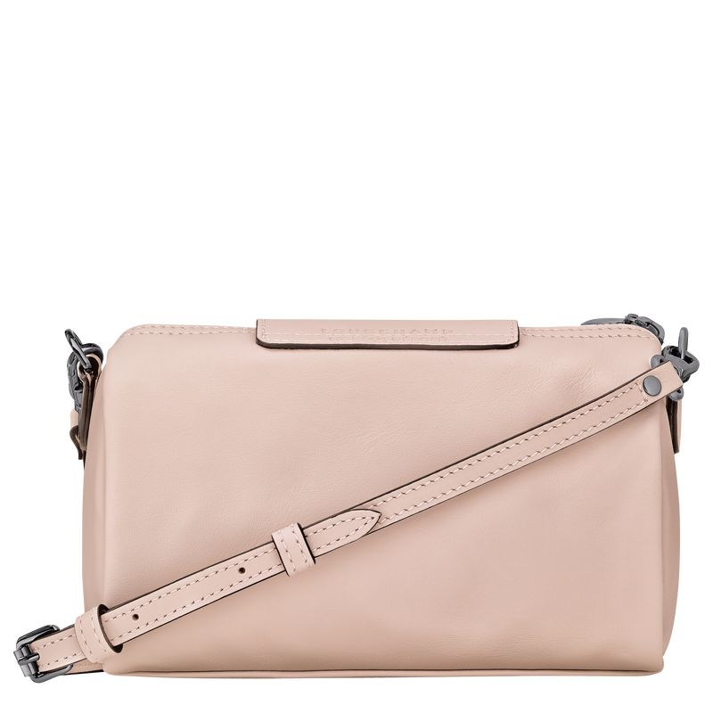 Bolsas Mini long champ Le Pliage Xtra XS Crossbody Leather Mujer Nude | COFD7111