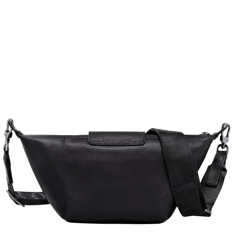 Bolsas Mini long champ Le Pliage Xtra XS Crossbody Leather Mujer Negras | COTC7120