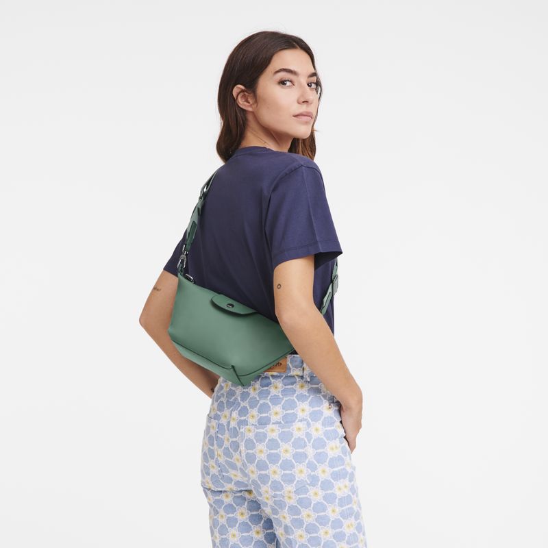 Bolsas Mini long champ Le Pliage Xtra XS Crossbody Leather Mujer Sage | COCT7042