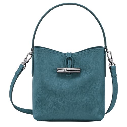 Bolsas Mini long champ Le Roseau Essential XS Bucket Leather Mujer Verde Menta | COOK7133