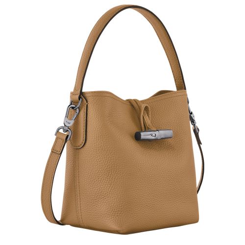 Bolsas Mini long champ Le Roseau Essential XS Bucket Leather Mujer Fawn | COAH7135