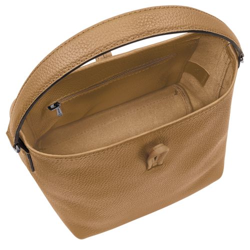 Bolsas Mini long champ Le Roseau Essential XS Bucket Leather Mujer Fawn | COAH7135