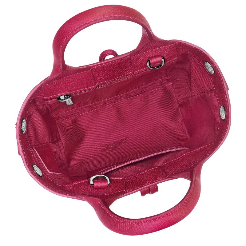 Bolsas Mini long champ Le Roseau XS Handbag Leather Mujer Beetroot | COEB7075