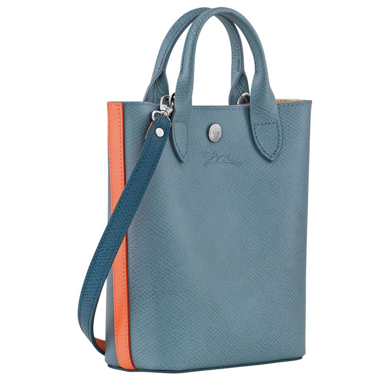 Bolsas Mini long champ Épure XS Tote Leather Mujer Azules | COWN7022