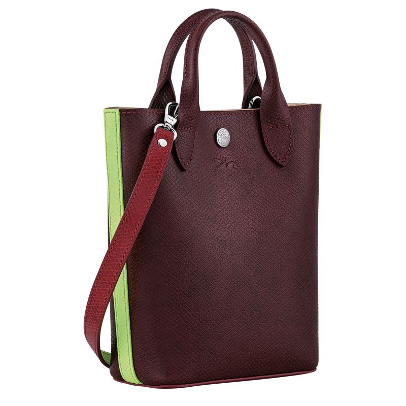 Bolsas Mini long champ Épure XS Tote Leather Mujer Burdeos | CORV7024