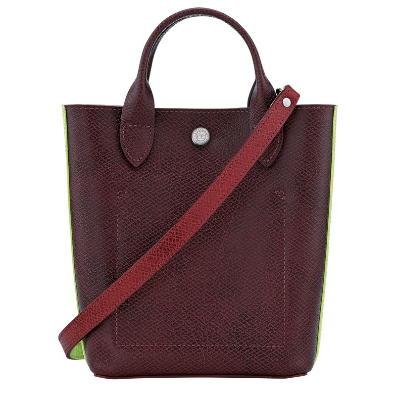 Bolsas Mini long champ Épure XS Tote Leather Mujer Burdeos | CORV7024