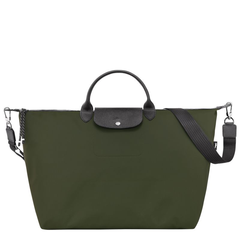 Bolsas de Viaje long champ Le Pliage Energy S Recycled canvas Mujer Kaki | COAH8071