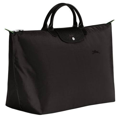 Bolsas de Viaje long champ Le Pliage Green S Recycled canvas Mujer Negras | COUZ8119