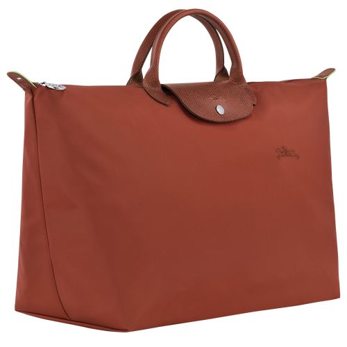 Bolsas de Viaje long champ Le Pliage Green S Recycled canvas Mujer Chestnut | COIL8120