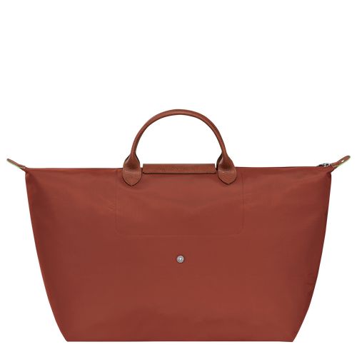 Bolsas de Viaje long champ Le Pliage Green S Recycled canvas Mujer Chestnut | COIL8120