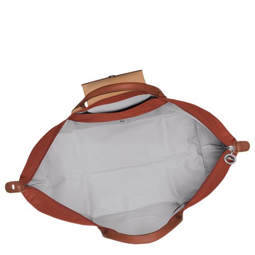 Bolsas de Viaje long champ Le Pliage Green S Recycled canvas Mujer Chestnut | COIL8120