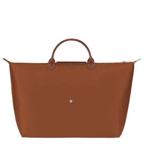 Bolsas de Viaje long champ Le Pliage Green S Recycled canvas Mujer Cognac | COPJ8122