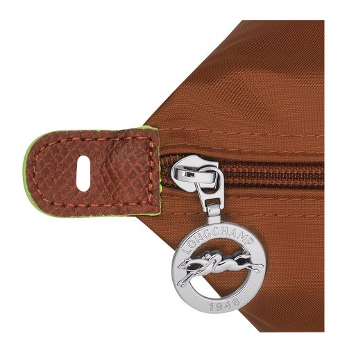 Bolsas de Viaje long champ Le Pliage Green S Recycled canvas Mujer Cognac | COPJ8122