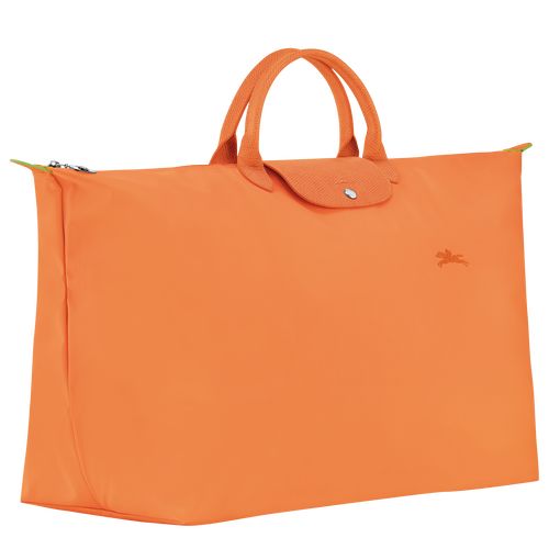 Bolsas de Viaje long champ Le Pliage Green M Recycled canvas Mujer Naranjas | COLI8131