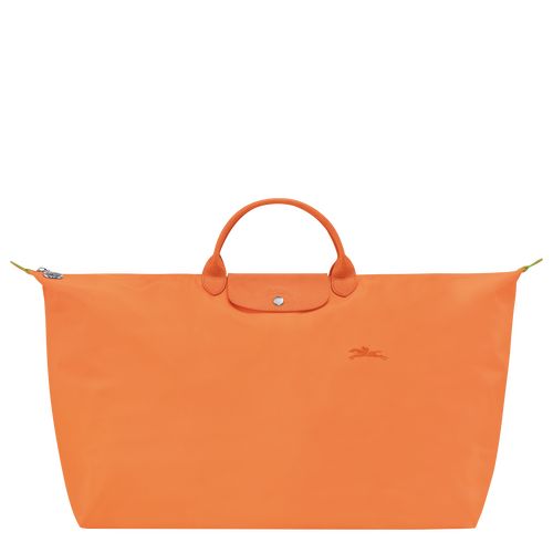 Bolsas de Viaje long champ Le Pliage Green M Recycled canvas Mujer Naranjas | COLI8131