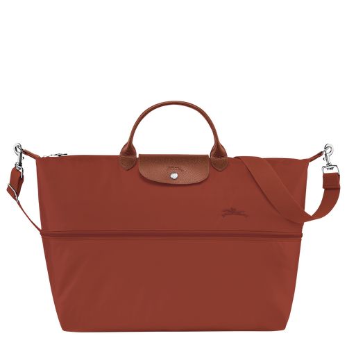 Bolsas de Viaje long champ Le Pliage Green expandable Recycled canvas Mujer Chestnut | COVR8135