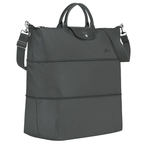 Bolsas de Viaje long champ Le Pliage Green expandable Recycled canvas Mujer Graphite | COMQ8139