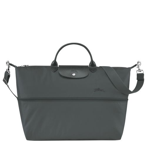 Bolsas de Viaje long champ Le Pliage Green expandable Recycled canvas Mujer Graphite | COMQ8139