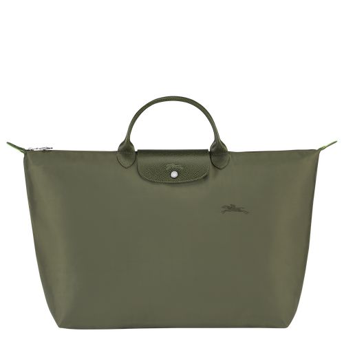 Bolsas de Viaje long champ Le Pliage Green S Recycled canvas Hombre Forest | COEB9207