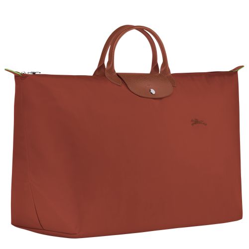 Bolsas de Viaje long champ Le Pliage Green M Recycled canvas Hombre Chestnut | COPJ9214