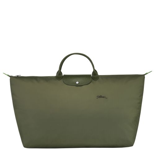 Bolsas de Viaje long champ Le Pliage Green M Recycled canvas Hombre Forest | COAH9215