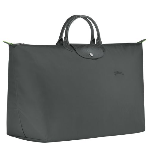 Bolsas de Viaje long champ Le Pliage Green M Recycled canvas Hombre Graphite | COGS9219