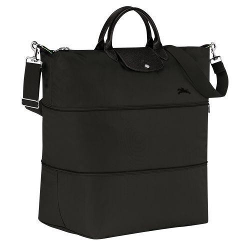 Bolsas de Viaje long champ Le Pliage Green expandable Recycled canvas Hombre Negras | COJP9221