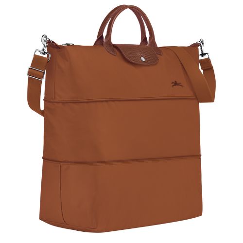 Bolsas de Viaje long champ Le Pliage Green expandable Recycled canvas Hombre Cognac | COZU9224