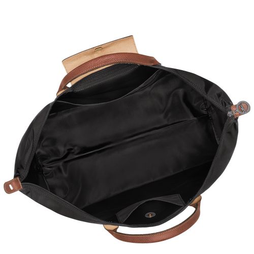 Bolsas de Viaje long champ Le Pliage Original S Recycled canvas Mujer Negras | CODF8100