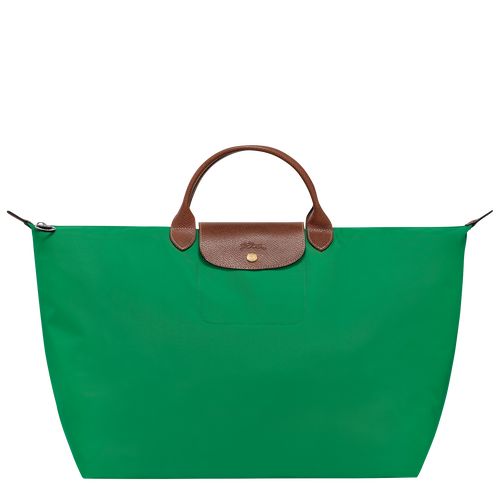 Bolsas de Viaje long champ Le Pliage Original S Recycled canvas Mujer Verde | COUZ8106