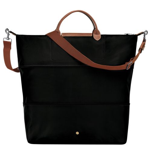 Bolsas de Viaje long champ Le Pliage Original expandable Recycled canvas Mujer Negras | COWN8114