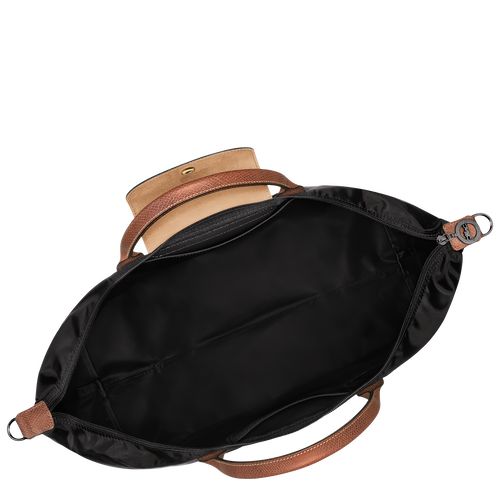 Bolsas de Viaje long champ Le Pliage Original expandable Recycled canvas Mujer Negras | COWN8114