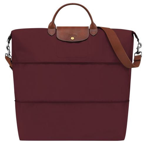 Bolsas de Viaje long champ Le Pliage Original expandable Recycled canvas Mujer Burdeos | COYX8118