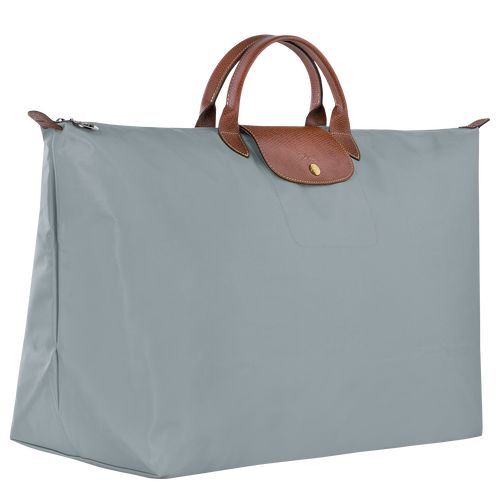 Bolsas de Viaje long champ Le Pliage Original M Recycled canvas Hombre Steel | COOK9196