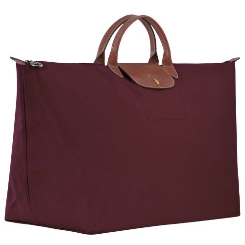 Bolsas de Viaje long champ Le Pliage Original M Recycled canvas Hombre Burdeos | COUZ9198