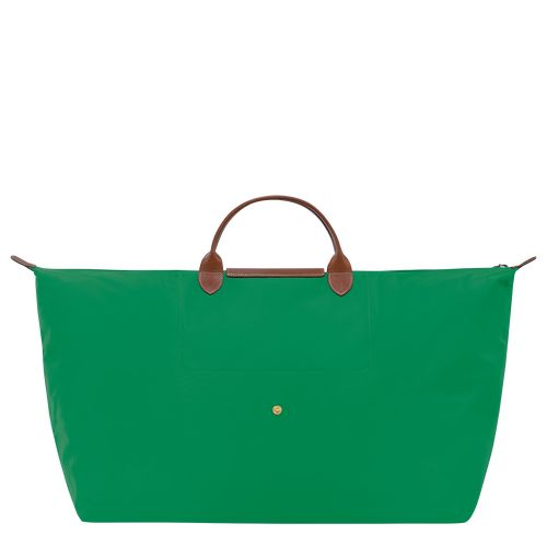 Bolsas de Viaje long champ Le Pliage Original M Recycled canvas Hombre Verde | COYX9199