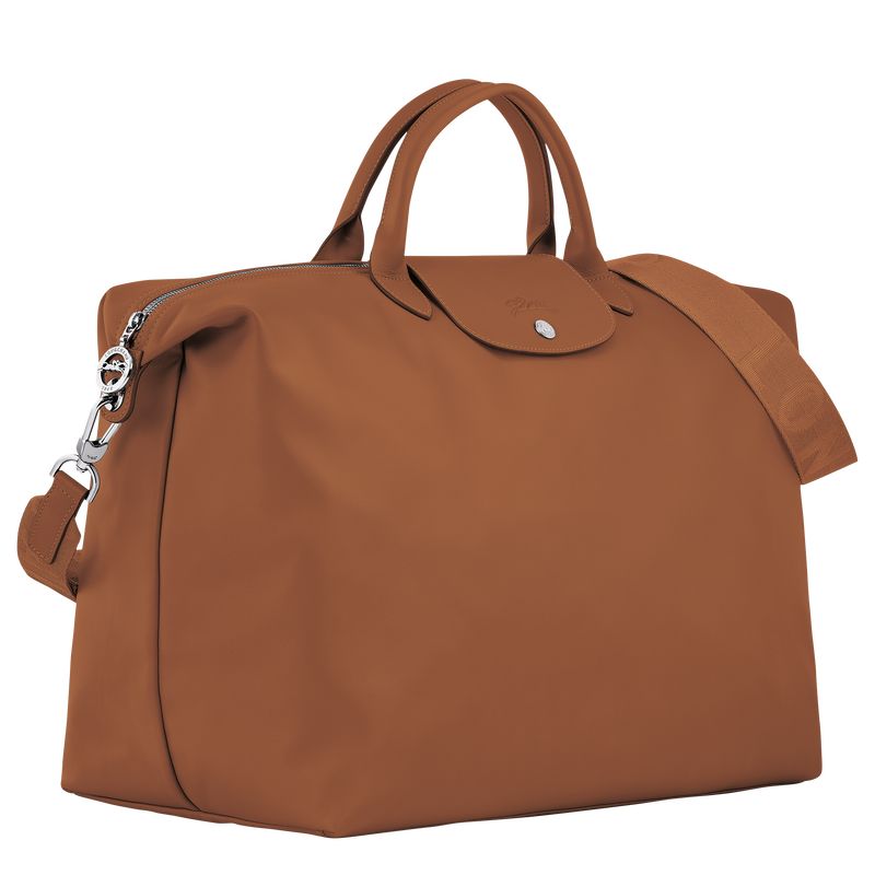 Bolsas de Viaje long champ Le Pliage Xtra S Leather Mujer Cognac | COCT8091