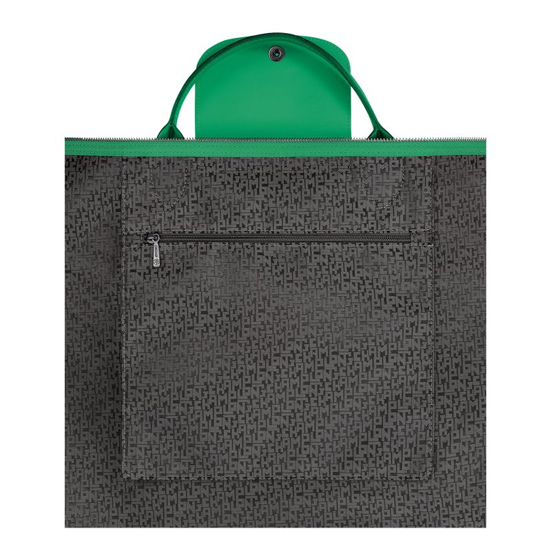 Bolsas de Viaje long champ Le Pliage Xtra S Leather Hombre Verde | COMQ9179